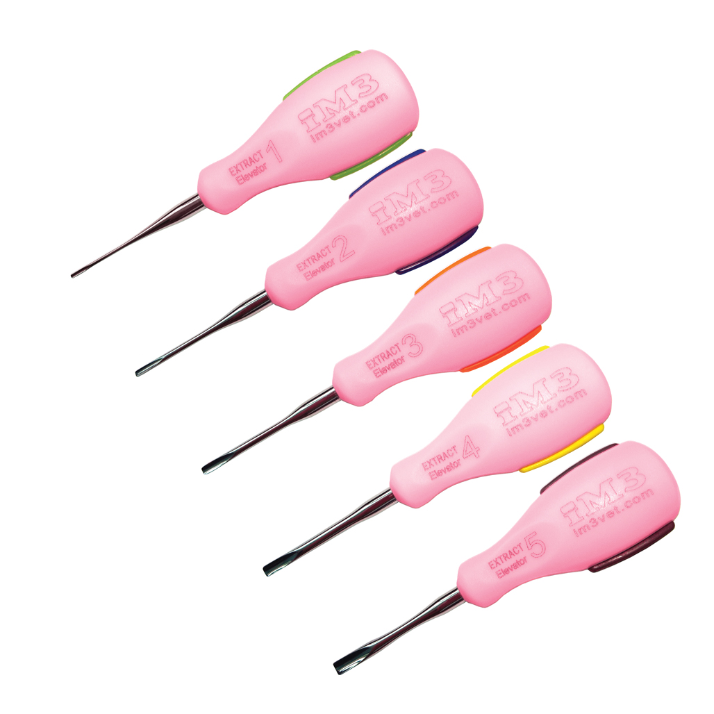 iM3 Ergo Straight Elevator, pink håndtag